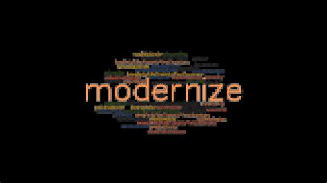 modernize synonym|another word for modernizing.